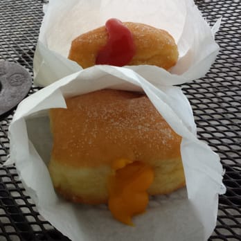 Tex Drive In - Mango and Guava filled Malasadas. - Fast Food Near Me - Honokaa, Hawaii Tex Drive In - Mango and Guava filled Malasadas. - Fast Food Near Me - Honokaa, Hawaii
