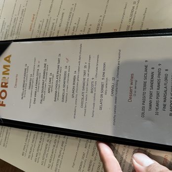 Forma Santa Monica - Specials Menu - Italian Near Me - Santa Monica, California