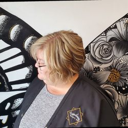 Pasadena Beauty Bar - My hair after