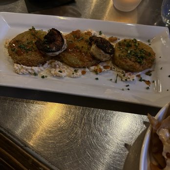 Bistro 174 - Green Fried tomatoes and shrimp appetizer - Cocktail Bars Near Me - Kingston, Pennsylvania Bistro 174 - Green Fried tomatoes and shrimp appetizer - Cocktail Bars Near Me - Kingston, Pennsylvania
