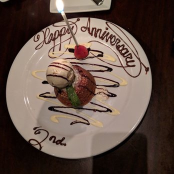 Arrowhead Grill - Anniversary dessert - Seafood Near Me - Glendale, Arizona Arrowhead Grill - Anniversary dessert - Seafood Near Me - Glendale, Arizona