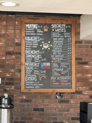 Menu photo 1 Day 6 Coffee Sugar Land, TX