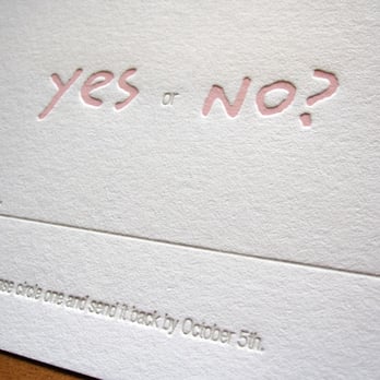 Black Wolf Press - Wedding RSVP Card - Cards & Stationery Near Me
