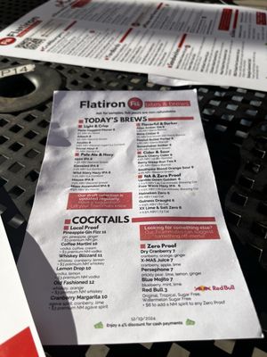 Menu photo 2 Flatiron bites & brews Albuquerque, NM