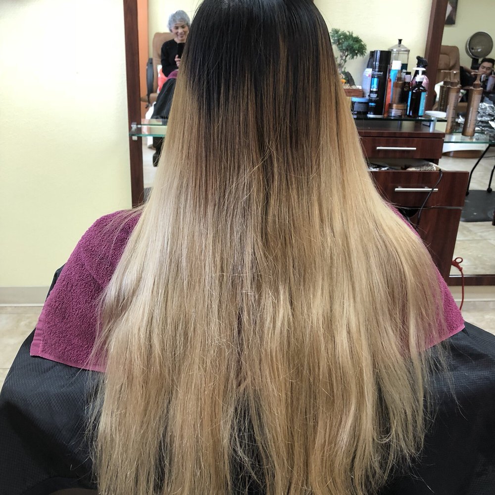 Sunshine Salon - BEFORE - Hair Salons Near Me - Carson, California