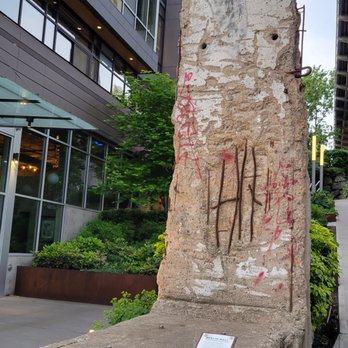 Berlin Wall - A piece of the Berlin Wall - Landmarks & Historical Buildings Near Me - Seattle, Washington Berlin Wall - A piece of the Berlin Wall - Landmarks & Historical Buildings Near Me - Seattle, Washington