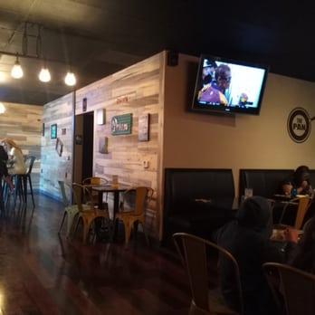 The Pan - Shabby chic decor. Couple TVs. - Pizza Near Me - Long Beach, California The Pan - Shabby chic decor. Couple TVs. - Pizza Near Me - Long Beach, California