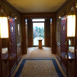 Domain de Divonne - The hallway to my room.