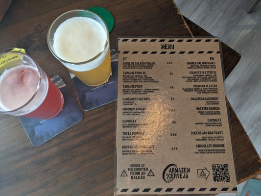 Menu photo 1 Armazém da Cerveja Porto, 13 Menu photo 1 Armazém da Cerveja Porto, 13