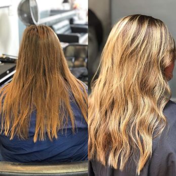 Salon Couture - Before on left,  after on right. Thank you,  Joey! - Hair Salons Near Me - Mount Pleasant, South Carolina
