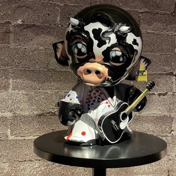HOLSTEINS - Cute cow decoration.. maybe Elvis? - Burgers Near Me - Las Vegas, Nevada HOLSTEINS - Cute cow decoration.. maybe Elvis? - Burgers Near Me - Las Vegas, Nevada