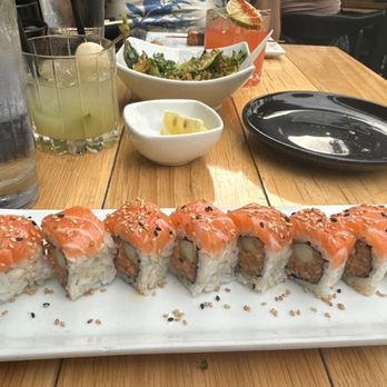 Taisho - Salmon Truffle Roll - Sushi Bars Near Me - Sherman Oaks, California Taisho - Salmon Truffle Roll - Sushi Bars Near Me - Sherman Oaks, California