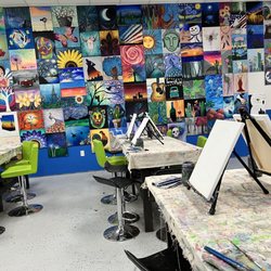 The Artsy Fartsy Studio - Samples of finished paintings on canvas
