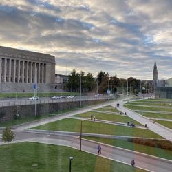 Kiasma - View of Parliament from the stairs