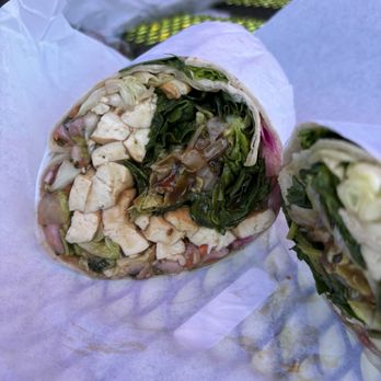 Indigo Cafe - Asian tofu wrap - Asian Fusion Near Me - Vida, Oregon