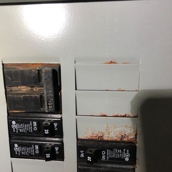 Superior Home Inspection Services - Rust in panel on breaker - Home Inspectors Near Me