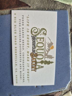 Menu photo 6 Sequoia Mountain Bakery Kernville, CA