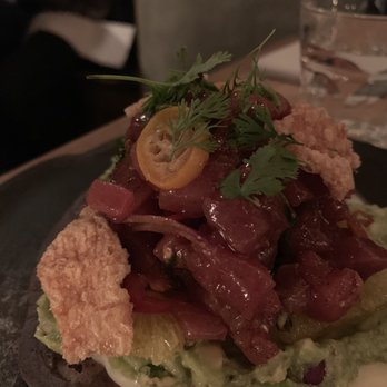 Claro - Yellow fun     Yellow fun tostada - Mexican Near Me - Brooklyn, New York