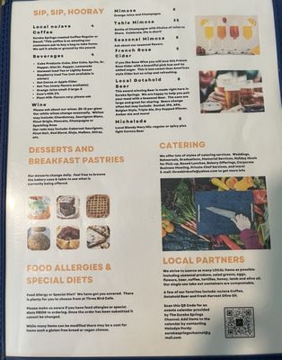 Menu photo 3 Three Bird Cafe Eureka Springs, AR