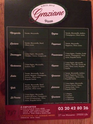 Menu photo 4 Graziano Pizza Lille, 59