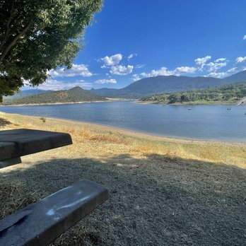 Emigrant Lake County Park - July 23, 2025 - View from campsite. - RV Parks Near Me - Ashland, Oregon Emigrant Lake County Park - July 23, 2025 - View from campsite. - RV Parks Near Me - Ashland, Oregon