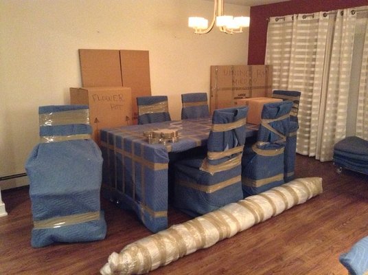 Packing Services & Furniture Protection - Save yourself the stress and let our moving company pack everything for your move. We will label and pack each box according to the room it belongs in to make the unpacking process much easier and organized. Our Bay Area movers can disassemble and reassemble large pieces of furniture including bed frames, cabinets, desks, wall units, exercise equipment, and more. You can trust we will safely and perfectly reassemble your furniture. We will protect your hardwood floor and carpet from any damage, wrap your banister and place floor runners on stairs, and thoroughly wrap all furniture so they don't get damaged. You can trust our movers to go the extra mile! Packing Services & Furniture Protection - Save yourself the stress and let our moving company pack everything for your move. We will label and pack each box according to the room it belongs in to make the unpacking process much easier and organized. Our Bay Area movers can disassemble and reassemble large pieces of furniture including bed frames, cabinets, desks, wall units, exercise equipment, and more. You can trust we will safely and perfectly reassemble your furniture. We will protect your hardwood floor and carpet from any damage, wrap your banister and place floor runners on stairs, and thoroughly wrap all furniture so they don't get damaged. You can trust our movers to go the extra mile!