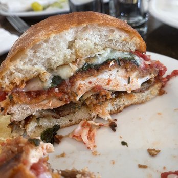 Bistro 23 - Split in half Parmesan Chicken - New American Near Me - Portland, Oregon Bistro 23 - Split in half Parmesan Chicken - New American Near Me - Portland, Oregon