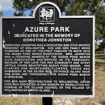 Azure Park - Parks Near Me - Wellington, Florida