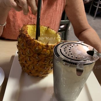 Blue Agave - I've never had a pina colada on the rocks before. It was still good, but just not the same. - Mexican Near Me - Abilene, Texas Blue Agave - I've never had a pina colada on the rocks before. It was still good, but just not the same. - Mexican Near Me - Abilene, Texas