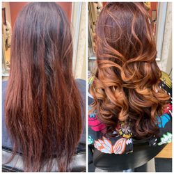 Signature Hair Salon - Before and after
