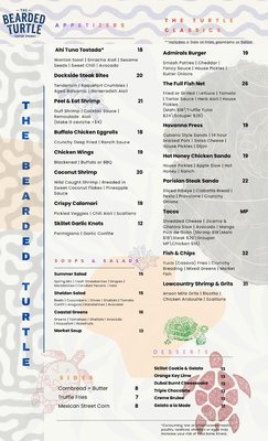 Menu photo 1 The Bearded Turtle Tarpon Springs, FL Menu photo 1 The Bearded Turtle Tarpon Springs, FL
