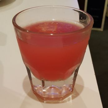 Blue Ribbon Bar & Grill - Watermelon Soju Shot - Karaoke Near Me - Honolulu, Hawaii