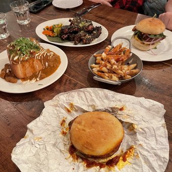 Nue - Balinese Barbecued Spare Ribs, Crispy Peri Peri Chicken Sandwich, South African Bunny Chow, Dutch Pannekoek, Istanbul Islak "Wet Burger" - Tapas/Small Plates Near Me - Seattle, Washington Nue - Balinese Barbecued Spare Ribs, Crispy Peri Peri Chicken Sandwich, South African Bunny Chow, Dutch Pannekoek, Istanbul Islak "Wet Burger" - Tapas/Small Plates Near Me - Seattle, Washington