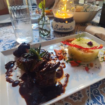 Ristorante il Chiostro - I ordered the pork with potatoes and the sauce was amazing. - Seafood Near Me - Amalfi, SA