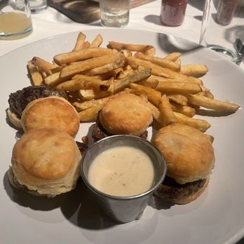 Urbangrub - Steak & Biscuits* with bone marrow gravy - Southern Near Me - Nashville, Tennessee