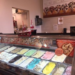 a variety of ice creams