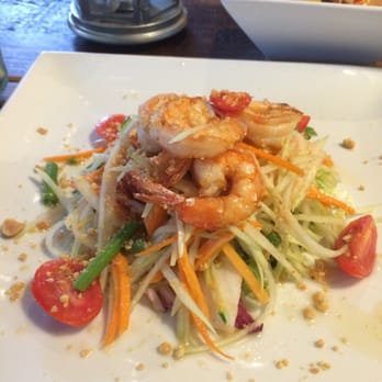 Thaiphoon Restaurant - Papaya salad w/ prawns. - Thai Near Me - Barnet, BNE Thaiphoon Restaurant - Papaya salad w/ prawns. - Thai Near Me - Barnet, BNE