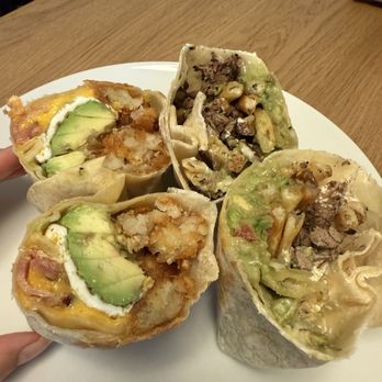 Best Damn Breakfast Burrito - La Neta (left) Carne Asada (right) - Breakfast & Brunch Near Me - New York, New York Best Damn Breakfast Burrito - La Neta (left) Carne Asada (right) - Breakfast & Brunch Near Me - New York, New York