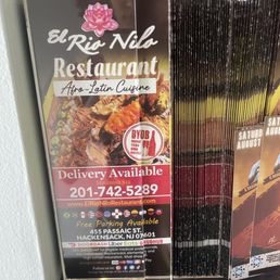 Menu and number