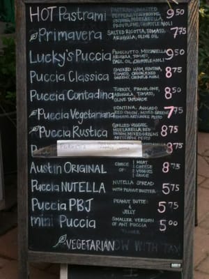 Menu photo 7 Lucky's Puccias Austin, TX Menu photo 7 Lucky's Puccias Austin, TX
