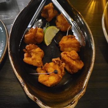 Monsoon Bistro & Bar - a plate of fried shrimp - Indian Near Me - Edmonton, Alberta Monsoon Bistro & Bar - a plate of fried shrimp - Indian Near Me - Edmonton, Alberta