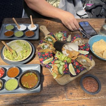 Cocina Hermanas - Salsa and sauces on the side as requested, El Niño taco platter - Mexican Near Me - Danville, California Cocina Hermanas - Salsa and sauces on the side as requested, El Niño taco platter - Mexican Near Me - Danville, California