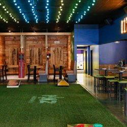 Pinz - The Rec Room and axe throwing lanes. Live bands Saturdays, karaoke Fridays, and axes all week.