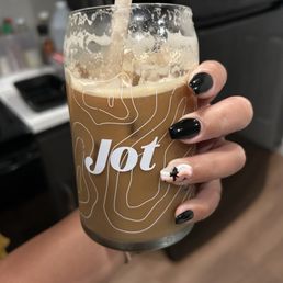 Simple halloween nails by Silky Touch Salon Simple halloween nails by Silky Touch Salon