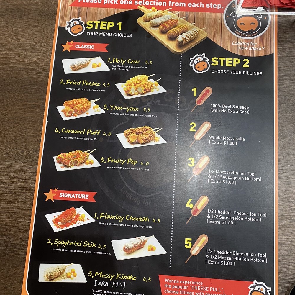 Mr Cow - Menu has less items than before - Hot Dogs Near Me - Aiea, Hawaii Mr Cow - Menu has less items than before - Hot Dogs Near Me - Aiea, Hawaii