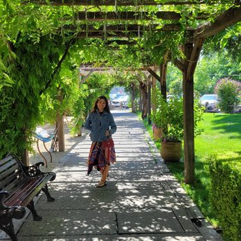 V Sattui Winery - Walking down the walkway - Wineries Near Me - Saint Helena, California V Sattui Winery - Walking down the walkway - Wineries Near Me - Saint Helena, California