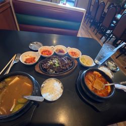 Seoul Restaurant - Korean side dishes, rice bowls, soybean paste soup, kimchi stew, and marinated beef