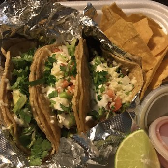 Mr. Taco - a plate of tacos and chips - Food Trucks Near Me - Jacksonville, Florida Mr. Taco - a plate of tacos and chips - Food Trucks Near Me - Jacksonville, Florida