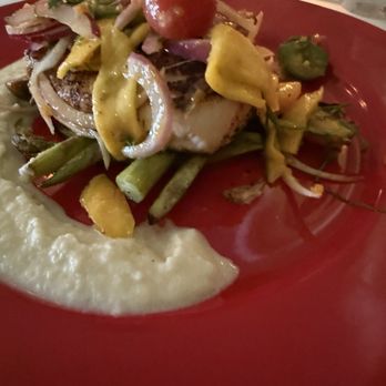 Red Shoe Island Bistro - Wahoo, catch of the day. Very good. - Seafood Near Me - Key West, Florida Red Shoe Island Bistro - Wahoo, catch of the day. Very good. - Seafood Near Me - Key West, Florida