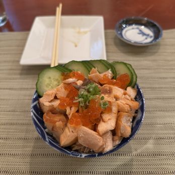 Izakaya Amu - Salmon & Rice - Japanese Near Me - Boulder, Colorado